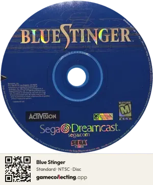 Blue Stinger Sega Dreamcast, NTSC disc