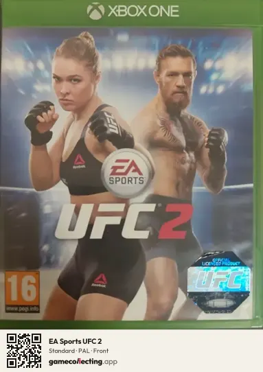 EA Sports UFC 2 Xbox One, PAL box front