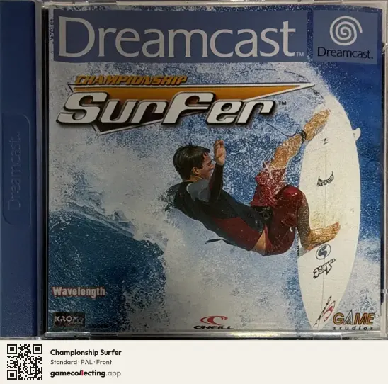 Championship Surfer Sega Dreamcast, PAL box front