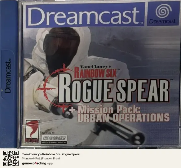Tom Clancy's Rainbow Six: Rogue Spear Sega Dreamcast, France box front