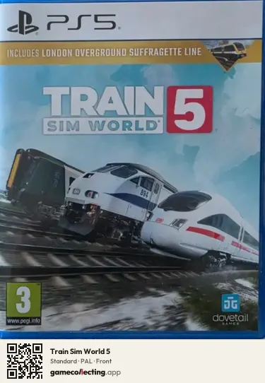 Train Sim World 5 PlayStation 5, PAL box front