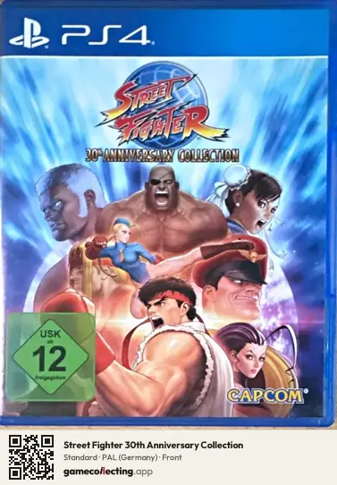 Street Fighter 30th Anniversary Collection PlayStation 4, Germany box front