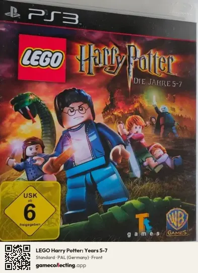 LEGO Harry Potter: Years 5-7 PlayStation 3, Germany box front