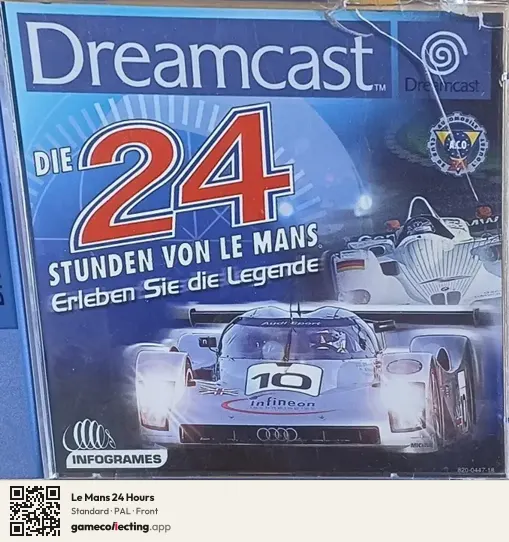 Le Mans 24 Hours Sega Dreamcast, PAL box front