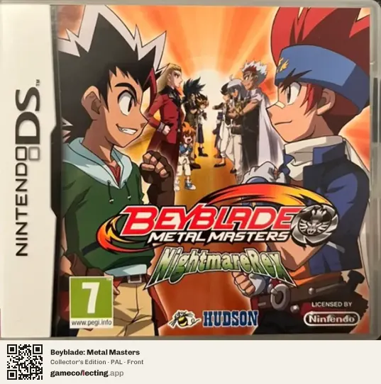 Beyblade: Metal Masters Nintendo DS, PAL box front