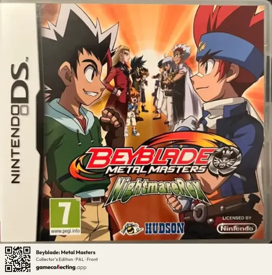 Beyblade: Metal Masters Nintendo DS, PAL box front