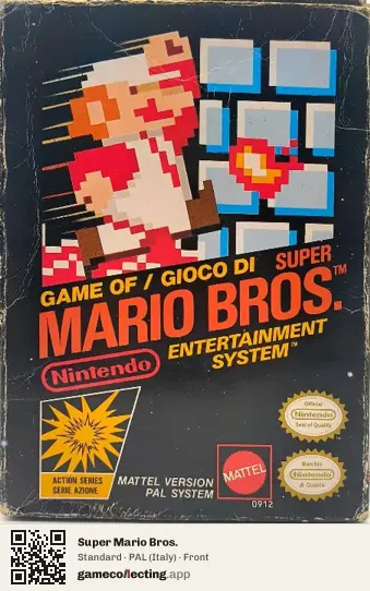 Super Mario Bros. Nintendo Entertainment System, Italy box front