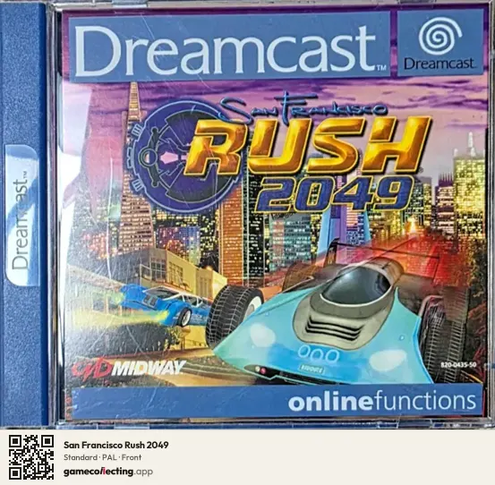 San Francisco Rush 2049 Sega Dreamcast, PAL box front
