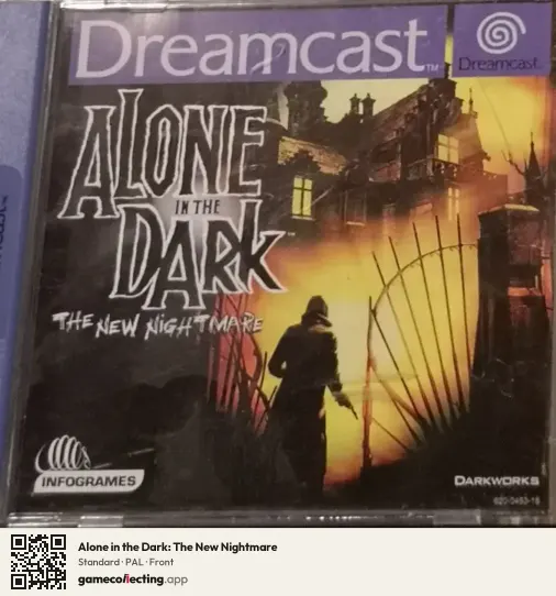 Alone in the Dark: The New Nightmare Sega Dreamcast, PAL box front