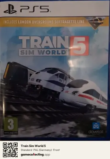 Train Sim World 5 PlayStation 5, Germany box front
