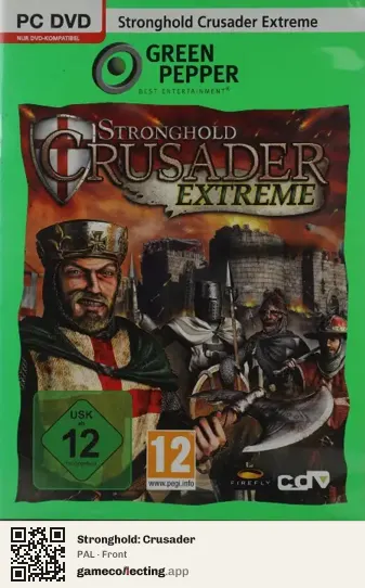 Stronghold: Crusader Computer, PAL box front