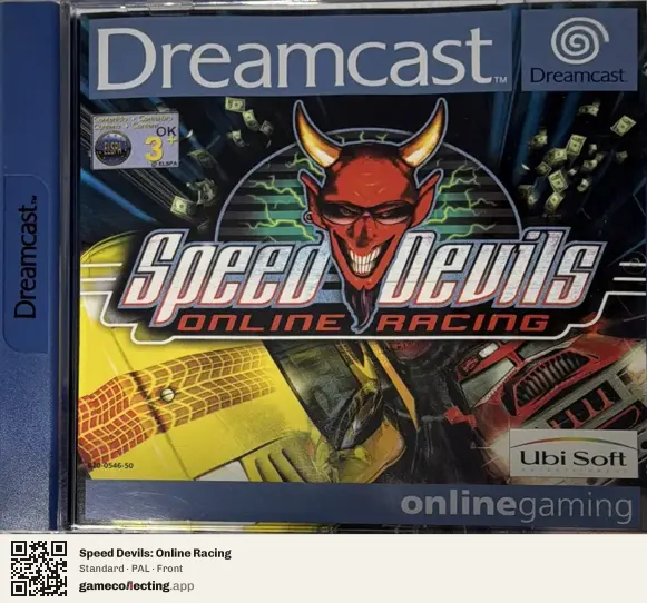 Speed Devils: Online Racing Sega Dreamcast, PAL box front