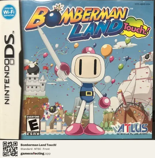 Bomberman Land Touch! Nintendo DS, NTSC box front
