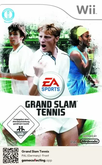 Grand Slam Tennis Nintendo Wii, Germany box front