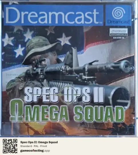 Spec Ops II: Omega Squad Sega Dreamcast, PAL box front
