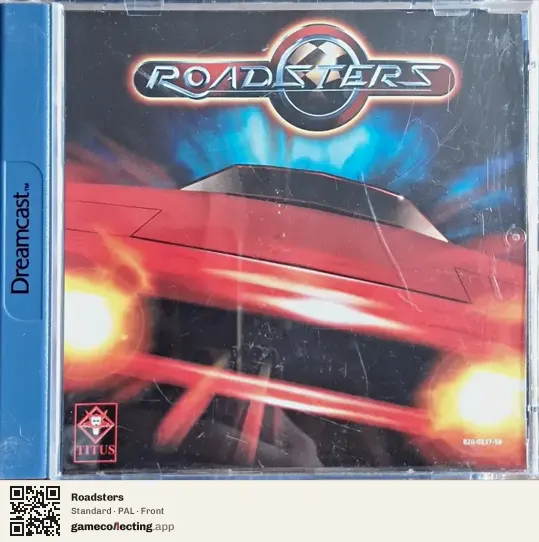 Roadsters Sega Dreamcast, PAL box front