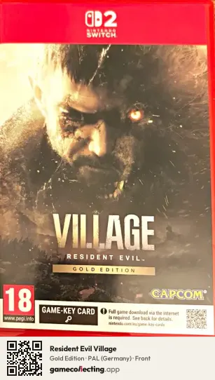 Resident Evil Village Nintendo Switch 2, Germany box front