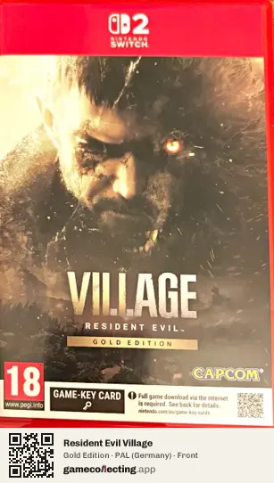Resident Evil Village Nintendo Switch 2, Germany box front