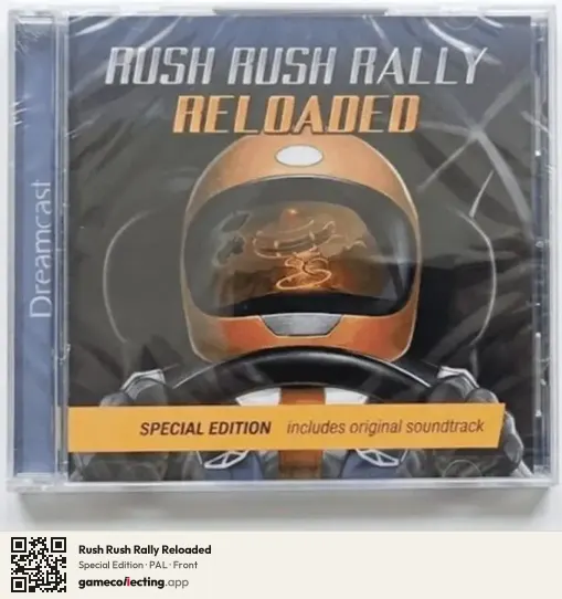 Rush Rush Rally Reloaded Sega Dreamcast, PAL box front