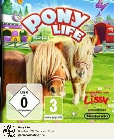 Pony Life Nintendo DS, Germany box front