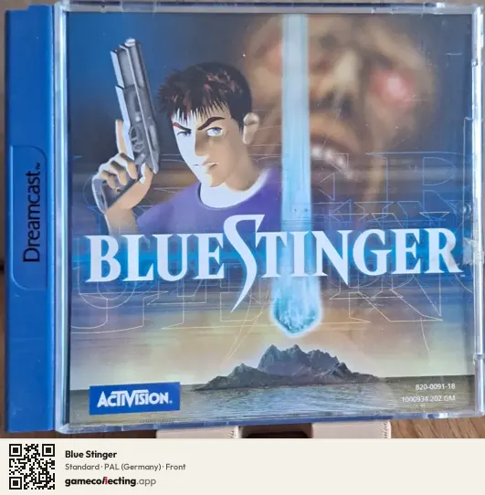 Blue Stinger Sega Dreamcast, Germany box front