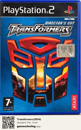 Transformers (2004) PlayStation 2, PAL box front