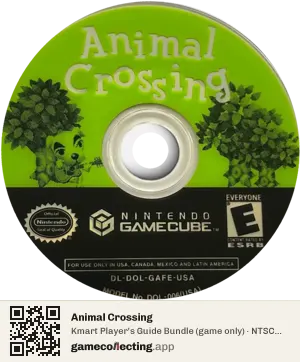 Animal Crossing Nintendo GameCube, NTSC disc