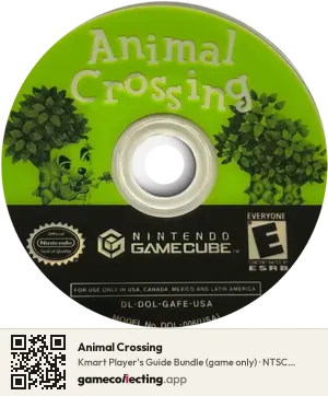 Animal Crossing Nintendo GameCube, NTSC disc