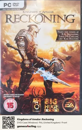 Kingdoms of Amalur: Reckoning Computer, United Kingdom box front