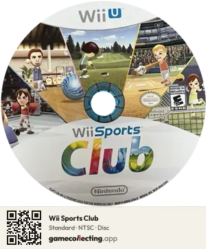 Wii Sports Club Nintendo Wii U, NTSC disc