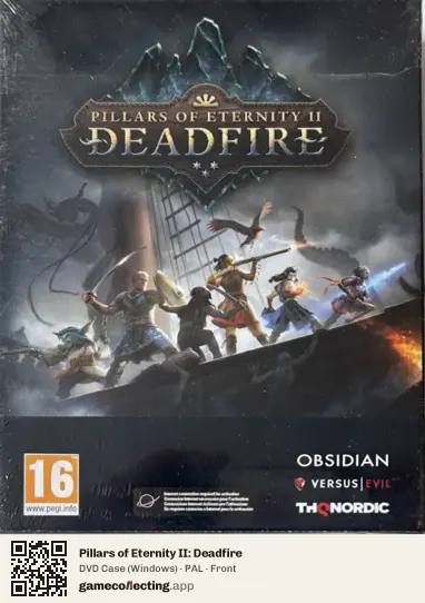 Pillars of Eternity II: Deadfire Computer, PAL box front