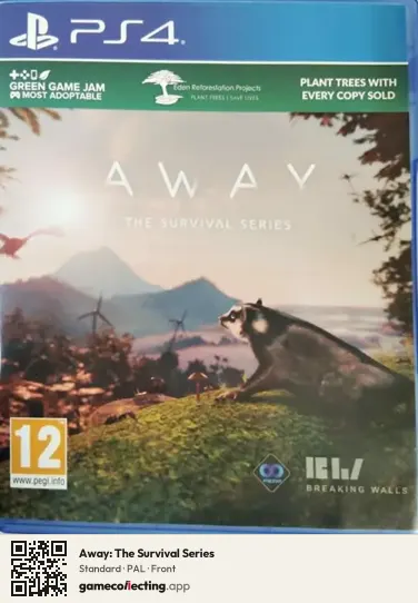 Away: The Survival Series PlayStation 4, PAL box front