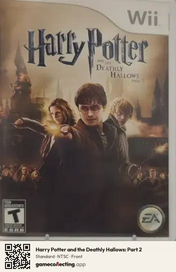 Harry Potter and the Deathly Hallows: Part 2 Nintendo Wii, NTSC box front