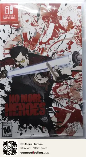 No More Heroes Nintendo Switch, NTSC box front