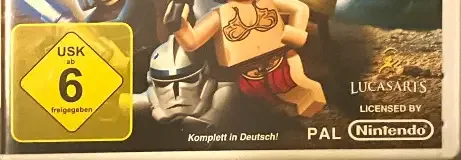 LEGO Star Wars: The Complete Saga, the USK square on its front