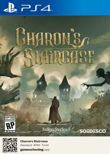 Charon's Staircase PlayStation 4, NTSC box front
