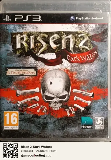 Risen 2: Dark Waters PlayStation 3, Italy box front