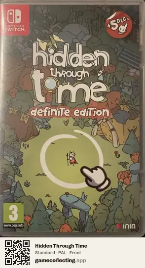 Hidden Through Time Nintendo Switch, PAL box front