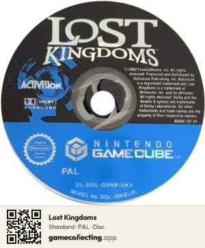 Lost Kingdoms Nintendo GameCube, PAL disc