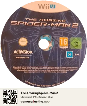 The Amazing Spider-Man 2 Nintendo Wii U, PAL disc