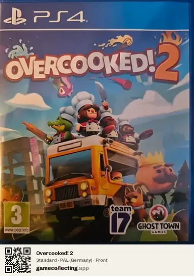 Overcooked! 2 PlayStation 4, Germany box front