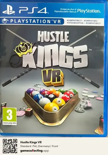 Hustle Kings VR PlayStation 4, Germany box front