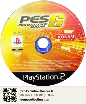 Pro Evolution Soccer 6 PlayStation 2, PAL disc