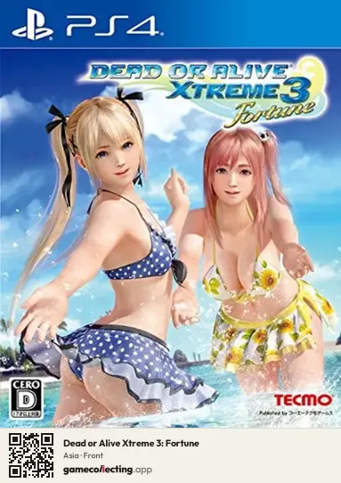 Dead or Alive Xtreme 3: Fortune PlayStation 4, Asia box front