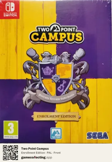 Two Point Campus Nintendo Switch, PAL box front
