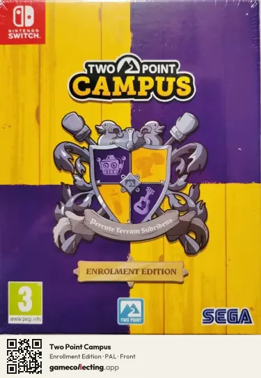 Two Point Campus Nintendo Switch, PAL box front