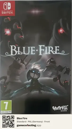 Blue Fire Nintendo Switch, Germany box front