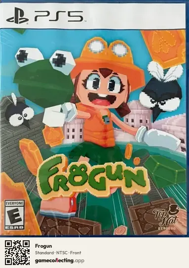 Frogun PlayStation 5, NTSC box front