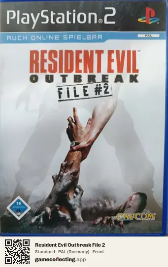 Resident Evil Outbreak File 2 PlayStation 2, Germany box front