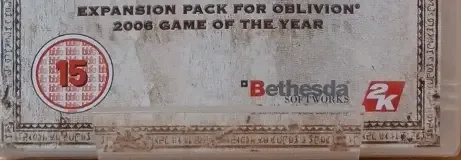 The Elder Scrolls IV: Shivering Isles, the BBFC circle on its front